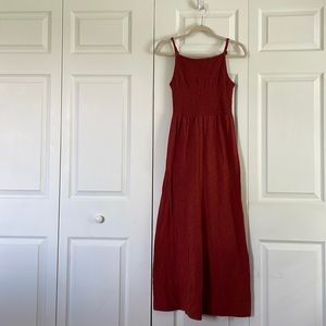 Brick red Maxi Dress